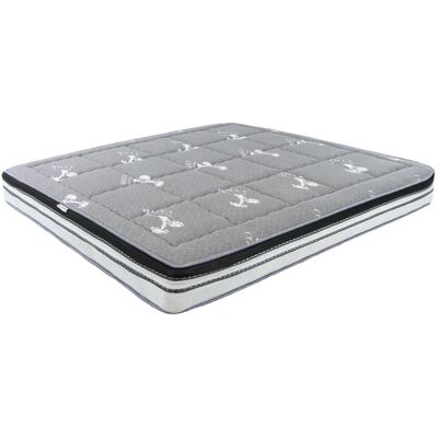 Angel Cerda Matelas hybride en latex naturel avec ressorts Gris 200x24x180cm - Publicité Angel Cerda Matelas hybride en latex naturel avec ressorts Gris 200x24x180cm - Publicité