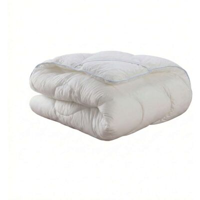 Dodo Surmatelas réversible 140x190 cm Blanc 190x0x140cm - Publicité Dodo Surmatelas réversible 140x190 cm Blanc 190x0x140cm - Publicité