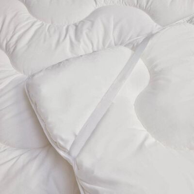 Dunlopillo Surmatelas anti-acariens - moelleux 140x200 cm Blanc 200x0x140cm - Publicité Dunlopillo Surmatelas anti-acariens - moelleux 140x200 cm Blanc 200x0x140cm - Publicité
