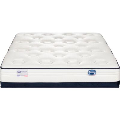 Simmons Matelas l'inedit 140x190, hybride, ferme, h27 Blanc 190x27x140cm - Publicité Simmons Matelas l'inedit 140x190, hybride, ferme, h27 Blanc 190x27x140cm - Publicité