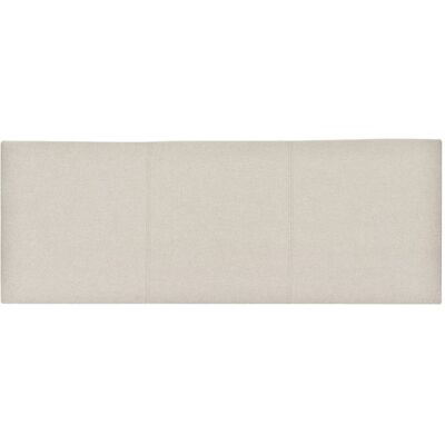 NATYAL Tête de lit tapissée matelassée murale pour lit de 150cm couleur écru Beige 160x60x8cm - Publicité NATYAL Tête de lit tapissée matelassée murale pour lit de 150cm couleur écru Beige 160x60x8cm - Publicité