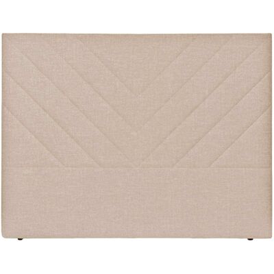 NATYAL Tête de lit tapissée pour lit de 150cm style moderne beige sable Beige 160x123x8cm - Publicité NATYAL Tête de lit tapissée pour lit de 150cm style moderne beige sable Beige 160x123x8cm - Publicité
