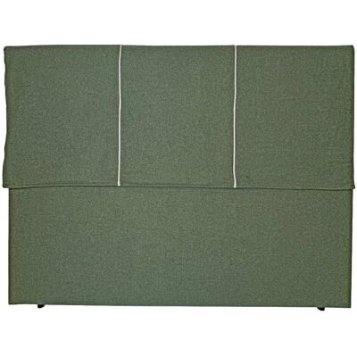 NATYAL Tête de lit tapissée déhoussable pour lit de 150cm vert olive Vert 160x123x7cm - Publicité NATYAL Tête de lit tapissée déhoussable pour lit de 150cm vert olive Vert 160x123x7cm - Publicité