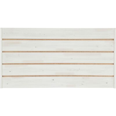 NATYAL Tête de lit en bois blanc vieilli avec raphia naturel lit 160cm Blanc 180x80x4cm - Publicité NATYAL Tête de lit en bois blanc vieilli avec raphia naturel lit 160cm Blanc 180x80x4cm - Publicité