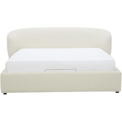 Habitat Lit coffre électrique 160 x 200 cm en tissu chenille - ivoire Blanc 214x100x239cm - Publicité Habitat Lit coffre électrique 160 x 200 cm en tissu chenille - ivoire Blanc 214x100x239cm - Publicité
