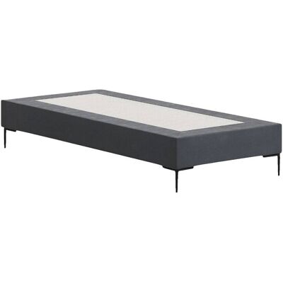 Habitat Sommier tapissier à lattes en tissu - 90 x 200 cm - gris anthracite Gris 200x35x90cm - Publicité Habitat Sommier tapissier à lattes en tissu - 90 x 200 cm - gris anthracite Gris 200x35x90cm - Publicité