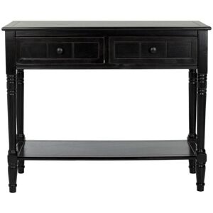 Safavieh Consoles Bois de pin en Noir, 35 X 90 X 75 cm Noir 90x75x35cm