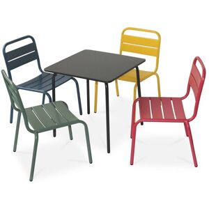 sweeek Ensemble table et chaises enfant multicolore,4 places Multicolore 48x47x48cm