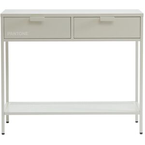 Pantone Console métal beige sable 100cm Beige 100x85x30cm