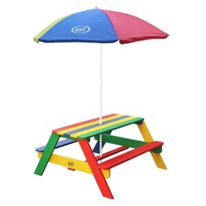 Axi Table de pique-nique avec parasol arc-en-ciel - Publicité
