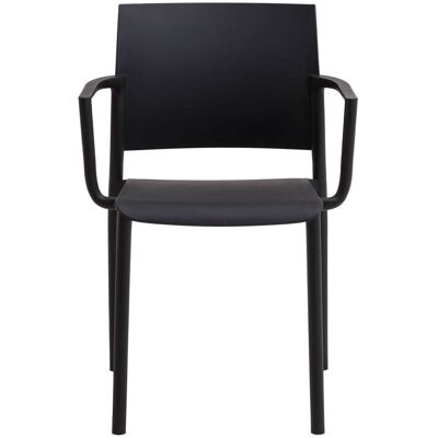 IDIMEX - TERRA - Noir - 55x81x52 cm - Chaise de jardin - Publicité IDIMEX - TERRA - Noir - 55x81x52 cm - Chaise de jardin - Publicité