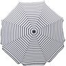 house doctor Parasol de plage jardin noir blanc D180cm Noir 180x184x180cm