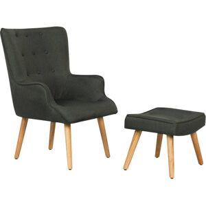 Fauteuil style scandinave tissu  image