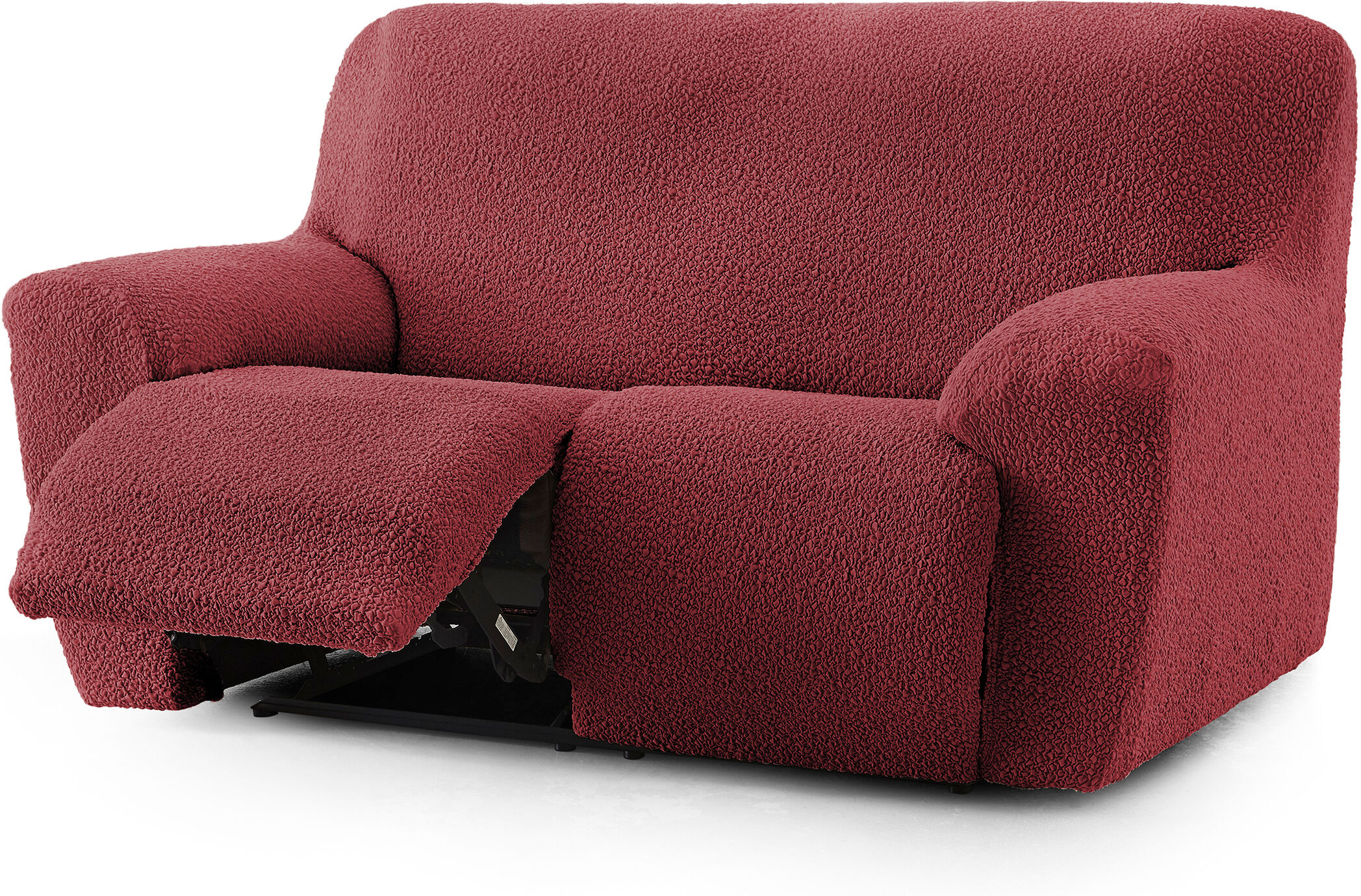 Eysa Housse de canapé 2 places relax extensible Bordeaux 150 - 200 Rouge 200x120x150cm