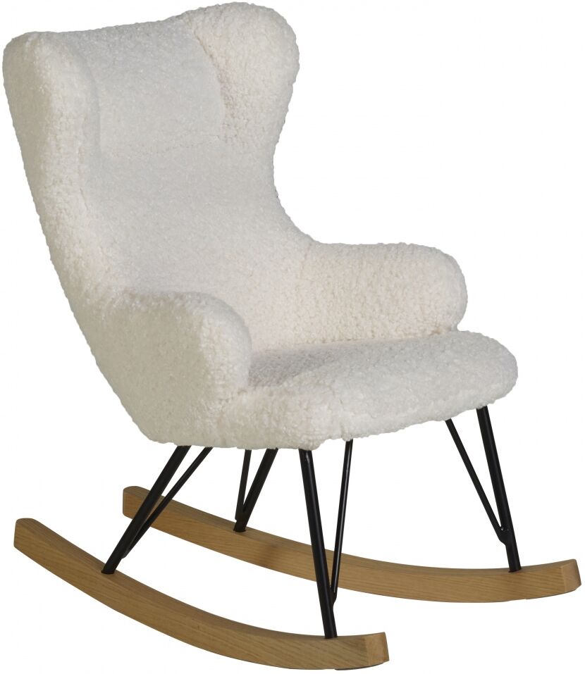 Quax Fauteuil Rocking chair enfant mouton Blanc 0x67x43cm