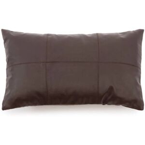 Bazar Bizar Coussin en cuir marron 30x50 Marron 50x10x30cm