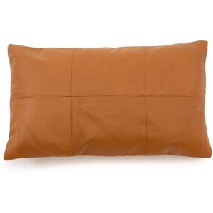 Bazar Bizar Coussin en cuir marron 30x50 Marron 50x10x30cm