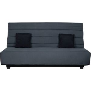 Relaxima Banquette CC ORLANDO 130x190, matelas Dunlopillo, gris Gris 98x102x98cm