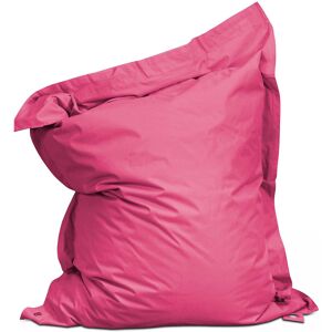 Oviala Pouf de jardin en polyester rose 140 x 120 cm Rose 140x140x120cm