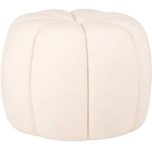 Maisons du Monde Pouf en laine écrue Blanc 46x36x46cm - Publicité Maisons du Monde Pouf en laine écrue Blanc 46x36x46cm - Publicité