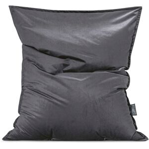 Sitting Point Coussin d'intérieur géant aspect velours anthracite 170x130cm Gris 130x170x20cm - Publicité Sitting Point Coussin d'intérieur géant aspect velours anthracite 170x130cm Gris 130x170x20cm - Publicité