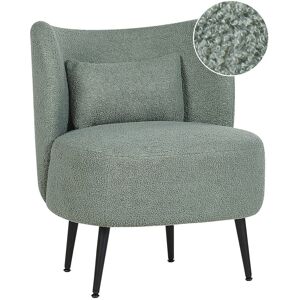 Fauteuil Beliani OTSBY - Vert Clair - Style Glamour Rétro - Publicité Fauteuil Beliani OTSBY - Vert Clair - Style Glamour Rétro - Publicité