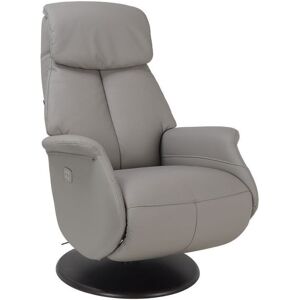 My New Design Fauteuil relax électrique en cuir deux moteurs Gris 90x109x81cm - Publicité My New Design Fauteuil relax électrique en cuir deux moteurs Gris 90x109x81cm - Publicité