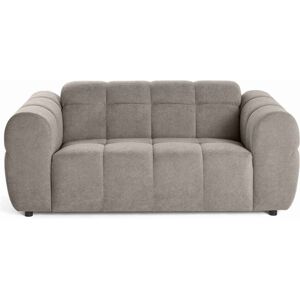 Lisa Design Canapé droit 2 places en tissu texturé gris Gris 176x72x95cm - Publicité Lisa Design Canapé droit 2 places en tissu texturé gris Gris 176x72x95cm - Publicité