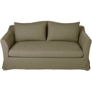 MAISONS DU MONDE x POLE POSITION Canapé convertible 2 places en lin vert kaki Vert 173x81x107cm - Publicité MAISONS DU MONDE x POLE POSITION Canapé convertible 2 places en lin vert kaki Vert 173x81x107cm - Publicité