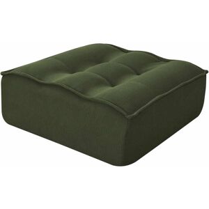 Oviala Pouf en velours côtelé 80 x 75 x 32 cm vert Vert 80x32x75cm - Publicité Oviala Pouf en velours côtelé 80 x 75 x 32 cm vert Vert 80x32x75cm - Publicité