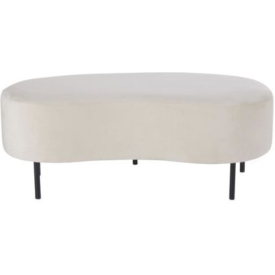 Maisons du Monde Banquette en Velours - 95x37x50cm - Publicité Maisons du Monde Banquette en Velours - 95x37x50cm - Publicité
