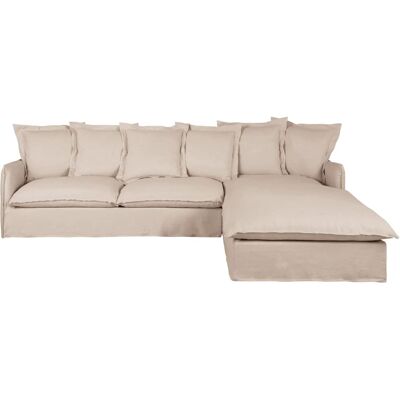 Maisons du Monde Canapé d'angle Beige - Canapé - Publicité Maisons du Monde Canapé d'angle Beige - Canapé - Publicité