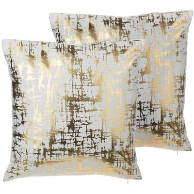 Beliani Modèle GARDENIA Cushions en coton - Ensemble décoratif 45x45 cm - Publicité Beliani Modèle GARDENIA Cushions en coton - Ensemble décoratif 45x45 cm - Publicité
