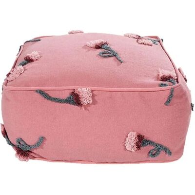 Lorena Canals Pouf de roses en coton rose 54x54x27 Multicolore 54x27x54cm - Publicité Lorena Canals Pouf de roses en coton rose 54x54x27 Multicolore 54x27x54cm - Publicité