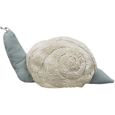 Lorena Canals Pouf beige avec housses amovibles - Escargot géant - Publicité Lorena Canals Pouf beige avec housses amovibles - Escargot géant - Publicité