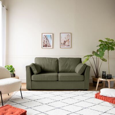 Happy Garden - EMILE - Vert - 2-Seater - Sofa - Publicité Happy Garden - EMILE - Vert - 2-Seater - Sofa - Publicité