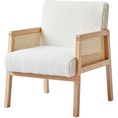 Höffner Borgo - Blanc - Fauteuil - Publicité Höffner Borgo - Blanc - Fauteuil - Publicité