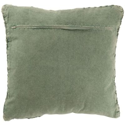 J-line Coussin carré en coton vert 50x50x12 cm Vert 50x12x50cm - Publicité J-line Coussin carré en coton vert 50x50x12 cm Vert 50x12x50cm - Publicité