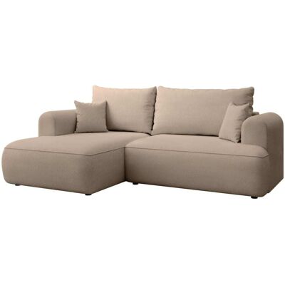 Selsey Canapé d'angle gauche, en tissu chenille easy-clean, beige Beige 238x93x238cm - Publicité Selsey Canapé d'angle gauche, en tissu chenille easy-clean, beige Beige 238x93x238cm - Publicité