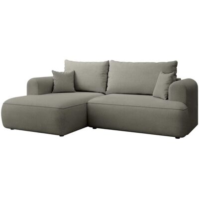 Selsey Canapé d'angle gauche, en tissu chenille easy-clean, gris clair Gris 238x93x238cm - Publicité Selsey Canapé d'angle gauche, en tissu chenille easy-clean, gris clair Gris 238x93x238cm - Publicité