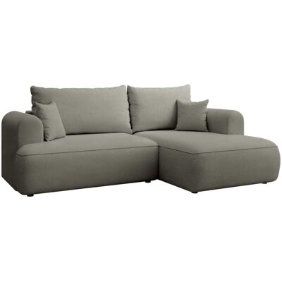 Selsey Canapé d'angle droit, en tissu chenille easy-clean, gris clair Gris 238x93x238cm - Publicité Selsey Canapé d'angle droit, en tissu chenille easy-clean, gris clair Gris 238x93x238cm - Publicité