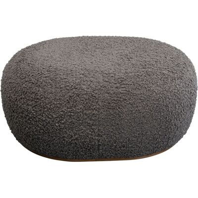 Kare Design Pouf en polyester bouclé gris Gris 81x36x65cm - Publicité Kare Design Pouf en polyester bouclé gris Gris 81x36x65cm - Publicité