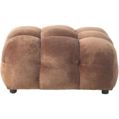 Dutchbone Repose-pied et pouf en tissu marron Marron 100x45x100cm - Publicité Dutchbone Repose-pied et pouf en tissu marron Marron 100x45x100cm - Publicité