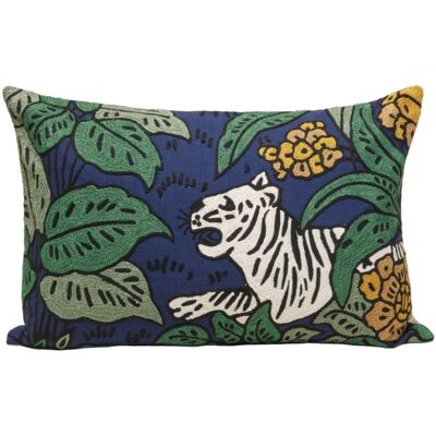 Madura Housse de coussin en coton bleu 40x60 cm Bleu 40x60cm - Publicité Madura Housse de coussin en coton bleu 40x60 cm Bleu 40x60cm - Publicité