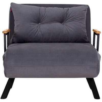 CALICOSY - Sillón convertible tela patas métalliques - Tissu polyester - Pieds en métal - sofa bed - Publicité CALICOSY - Sillón convertible tela patas métalliques - Tissu polyester - Pieds en métal - sofa bed - Publicité
