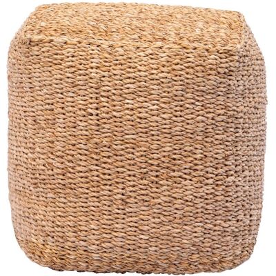 Nordlys Pouf bout de canapé en jute naturelle Marron 40x40x40cm - Publicité Nordlys Pouf bout de canapé en jute naturelle Marron 40x40x40cm - Publicité