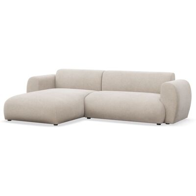 Selsey Canapé d angle convertible, tissu chenille, gauche, beige Beige 262x74x262cm - Publicité Selsey Canapé d angle convertible, tissu chenille, gauche, beige Beige 262x74x262cm - Publicité