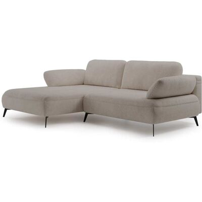 Selsey Canapé d angle convertible en tissu chenille, côté gauche, beige Beige 284x75x284cm - Publicité Selsey Canapé d angle convertible en tissu chenille, côté gauche, beige Beige 284x75x284cm - Publicité
