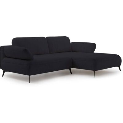 Selsey Canapé d angle convertible en tissu chenille, côté droit, anthracite Noir 284x75x284cm - Publicité Selsey Canapé d angle convertible en tissu chenille, côté droit, anthracite Noir 284x75x284cm - Publicité