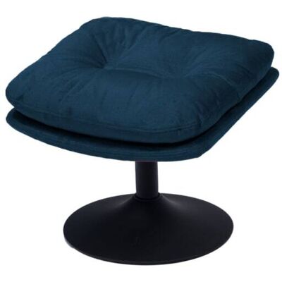 Amadeus Repose-pied bleuconfortable en tissu avec pied en acier noir Bleu 40x40x40cm - Publicité Amadeus Repose-pied bleuconfortable en tissu avec pied en acier noir Bleu 40x40x40cm - Publicité